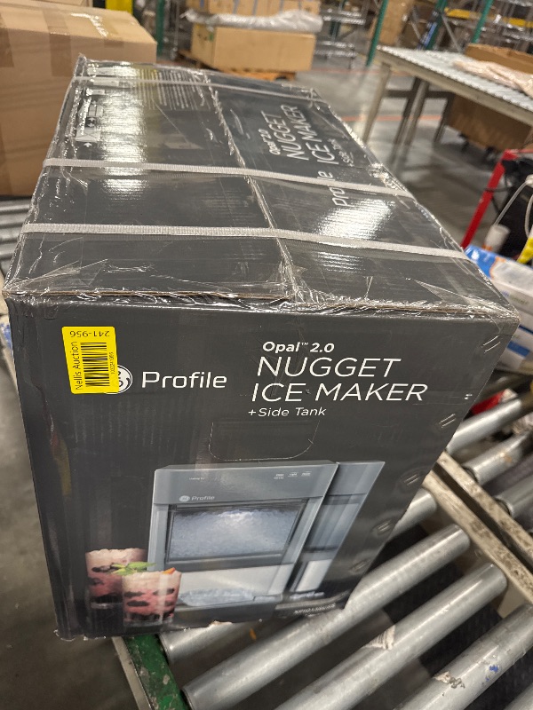 Photo 3 of ***NEW/FACTORY SEALED*** GE Profile Opal 2.0 with 0.75 Gallon Tank, Chewable Crunchable Countertop Nugget Ice Maker, Scoop included, 38 lbs in 24 hours, Pellet Ice Machine with WiFi & Smart Connected, Stainless Steel