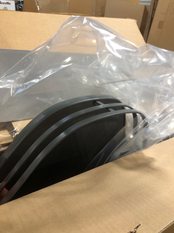 Photo 1 of Rev-A-Shelf 15 Inch 2 Tier Solid Bottom Shelves Pull-Out Organizer for Left Door, Blind Right Corner Cabinets with 15 Inch Openings, Fog Gray