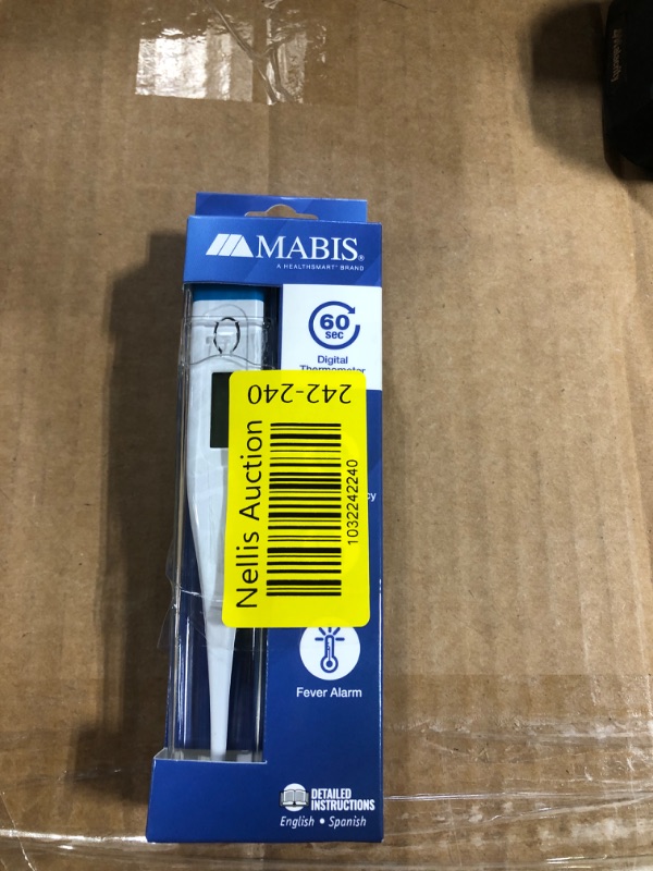 Photo 2 of ** 2 pack ** MABIS Digital Thermometer for Adults, Children and Babies, Oral Thermometer, FSA HSA Eligible Thermometer, Underarm Thermometer, Temperature Thermometer, 60 Seconds Readings (Pack of 144)