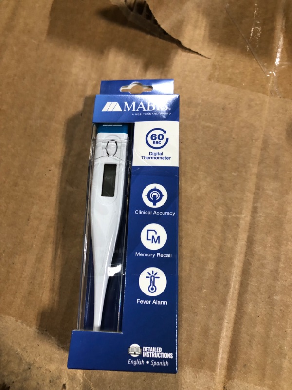 Photo 1 of * 2 packs** MABIS Digital Thermometer for Adults, Children and Babies, Oral Thermometer, FSA HSA Eligible Thermometer, Underarm Thermometer, Temperature Thermometer, 60 Seconds Readings (Pack of 144)