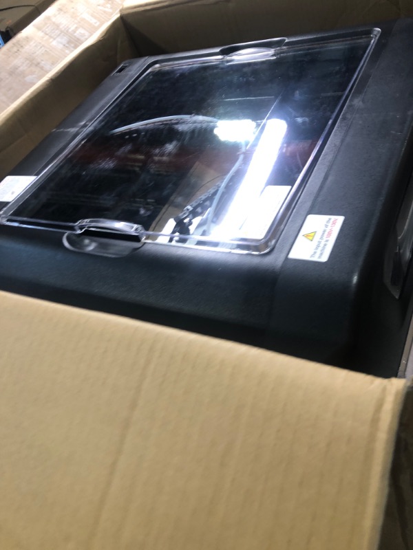 Photo 1 of QIDI MAX3 3D Printer, High-Speed Large Size 3D Printers, 600mm/s Fast Print, Fully Auto Leveling, 65? Chamber Heat, All-Around & High Precision Industrial Grade, Large Printing Size 12.8×12.8×12.4"