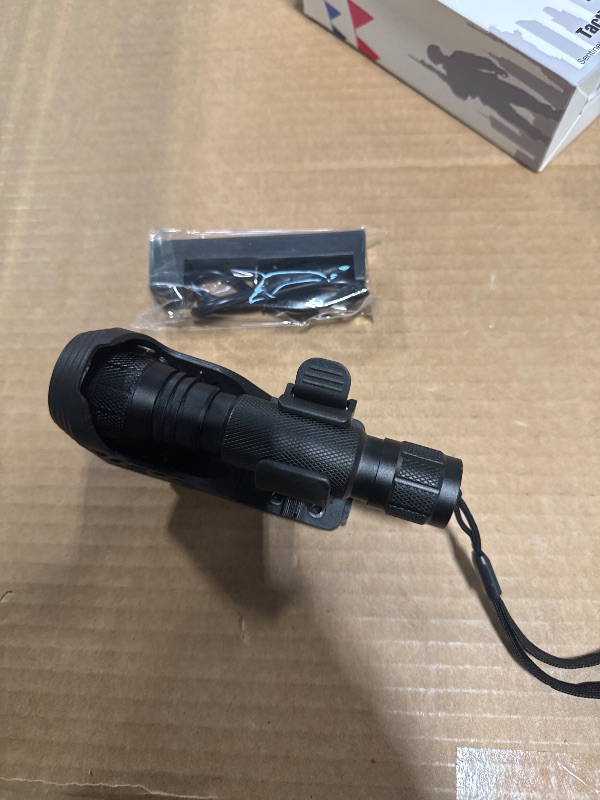 Photo 3 of ***CHARGER MISSING***Tactical Flashlight 1200 High Lumen Duty Belt Flashlight for Law Enforcement, Premium Police Flashlight with Holster for Duty Belt,led flashlight Small christmas gifts for boyfriend-Sentinel-X1