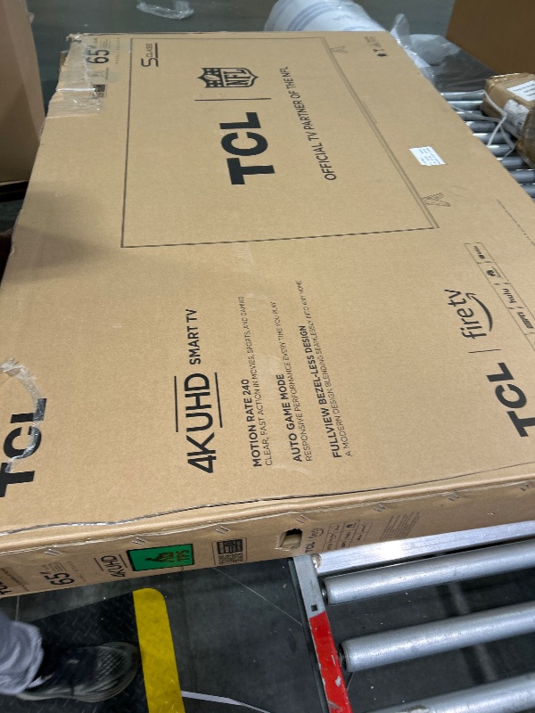 Photo 1 of TCL 65-Inch Class S5 UHD 4K LED Smart TV with Fire TV (65S551F
