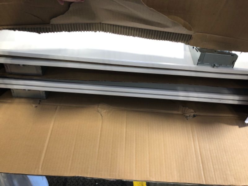 Photo 1 of OKQ 2x4 LED Troffer Center Basket Panel,Color Tunable 3500K/4000K/5000K, Watt Adjustable, 30W/40W/50W-Up to 7500 Lumens,0-10V Dimmable Recessed Back-Lit Drop Ceiling Light,ETL&DLC Qualified, 4Pack