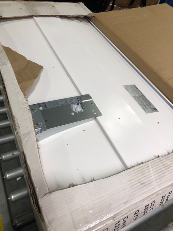 Photo 1 of OKQ 2x4 LED Troffer Center Basket Panel,Color Tunable 3500K/4000K/5000K, Watt Adjustable, 30W/40W/50W-Up to 7500 Lumens,0-10V Dimmable Recessed Back-Lit Drop Ceiling Light,ETL&DLC Qualified, 4Pack