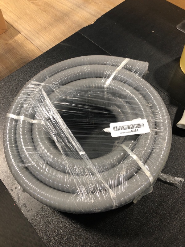 Photo 2 of ***MISSING PIECES***
3/4 Inch 25 Foot Electrical Conduit Kit,Flexible Non Metallic Liquid Tight Electrical Conduit,Waterproof Electrical Conduit with 5 Straight and 3 Angle Fittings