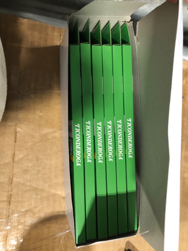 Photo 1 of *** 10 count and 6 pack**Ticonderoga Wood-Cased Pencils, Pre-Sharpened, 2 HB Soft, Yellow, 10 Count