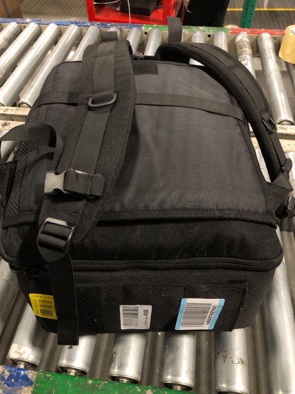 Photo 1 of Cwatcun Camera Backpack Bag for DSLR/SLR Mirrorless Camera Waterproof, with Folding Stool, Shoulder Bags, Camera Case for Sony Canon Nikon Camera and Lens Tripod Accessories (Large, 7.0 Black)