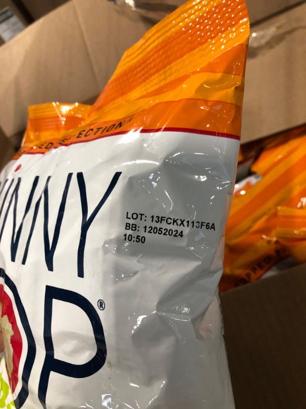 Photo 3 of *** missing 1 bag*** ***expired 12/05/24***SkinnyPop Aged White Cheddar Popcorn, Gluten Free, Non-GMO, Healthy Popcorn Snacks, Skinny Pop, 4.4 oz Grocery Sized Bags (12 Count)