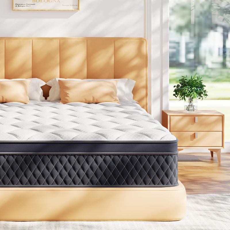 Photo 1 of *** SIMILAR *** 10 Inch Queen Mattress in a Box, Memory Foam Hybrid Mattress 