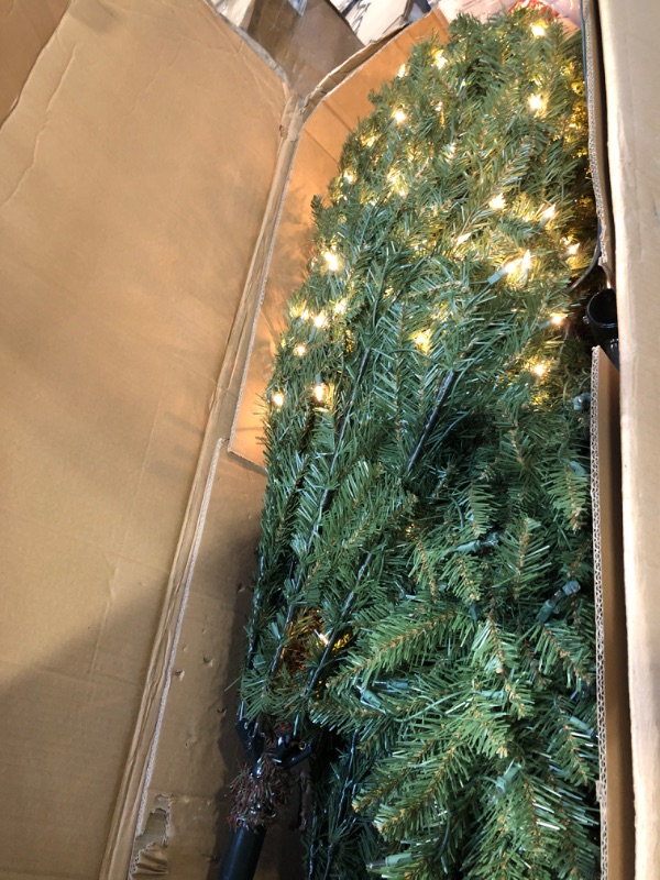 Photo 2 of ** only tested one part**
12 ft. Pre-Lit Incandescent Slim Fraser Fir Artificial Christmas Tree with 1200 UL Clear Lights