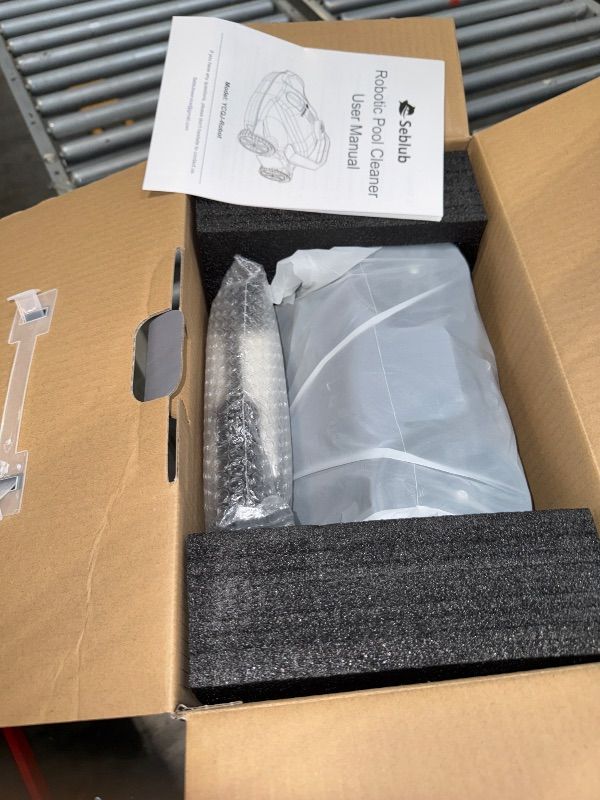 Photo 1 of Robotic Pool Cleaner?2024 Newest? Powerful Suction, 1076 Sq.Ft Coverage, 130mins Runtime, Automatic Route Planning, Seblub Cordless Pool Vacuum for Above Ground/Inground Pools (Basic Version)