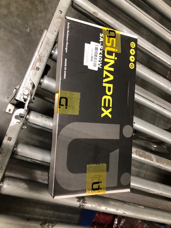 Photo 1 of SUNAPEX 10W 12V Solar Panel Battery Charger Maintainer, Portable Waterproof Solar Trickle Charger with Built-in Charge Controller, Cig Plug, Alligator Clips, O-Rings for Car, Truck,Tractor, Boat, etc