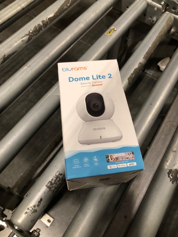 Photo 2 of *FOR PARTS ONLY*
blurams Indoor Camera 2K, 5G&2.4GHz Security Camera, 360° Pet Camera for Home Security w/Motion Tracking, Phone App, 2-Way Audio, IR Night Vision, Siren, Works with Alexa & Google Assistant