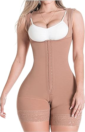 Photo 1 of ***DIFFERENT COLOR***
SHAPSHE Fajas Colombianas Moldeadoras BBL Stage 2 Body Shaper Tummy Control Compression Garment Post Surgery Invisibles Tan S