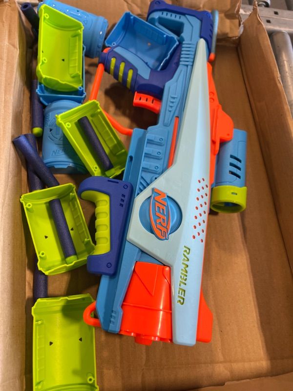 Photo 4 of *******PRICE DROP, FINAL SALE******

Nerf Elite Junior Rookie Pack, Easy Play Toy Foam Blaster, 32 Nerf Elite Darts, 4 Targets, Nerf Blasters for Kids Outdoor Games, Ages 6 & Up (Amazon Exclusive)