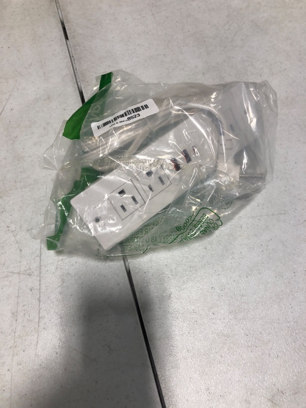 Photo 1 of Recessed Power Strip, Furniture Drawer Outlet with 20W PD USB-C & 18W QC3.0 USB-A, Plug in 3 Outlets & USB Ports, Flush Mount 3FT Flat Extension Cord Conference Desk Outlets White