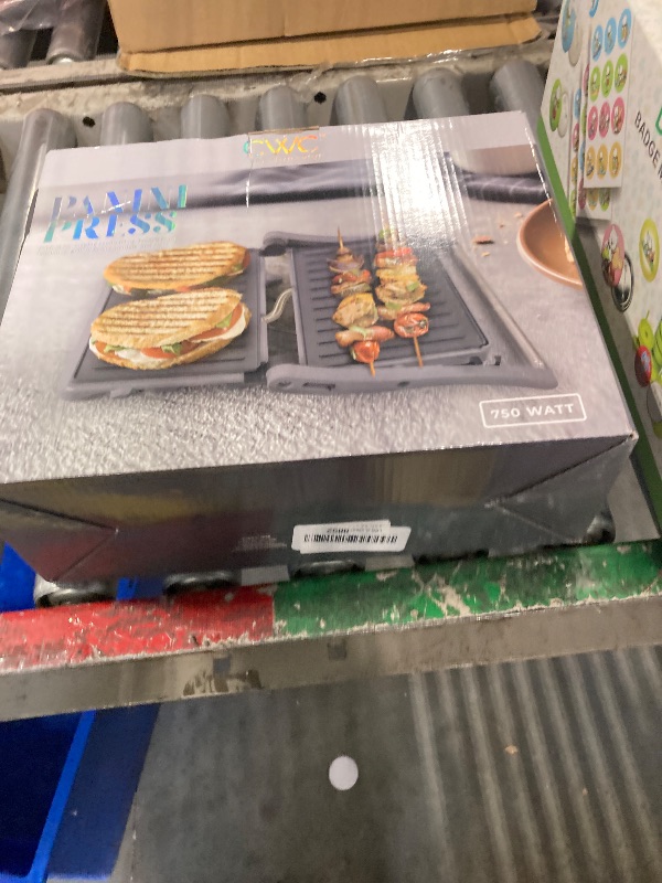 Photo 2 of COOK WITH COLOR Panini Maker: Effortless Grilling at Your Fingertips - 2-Slice Press Grill, 760W Power, Non-Stick Plates, Cool Touch Handle, Compact Design, Fast Cooking - Ideal for Delicious Paninis!