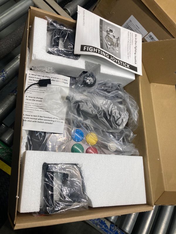 Photo 1 of Fight Sticks PC,Arcade PC Joysticks Fight Stick Street Fighter Video Game Controller Fighting Joystick for PC, Nintendo Switch, NEOGEO Mini, NeoGeo Pro, PS3,Raspberry Pi, PS Classic, Android