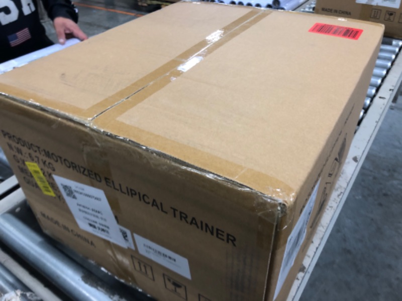 Photo 1 of DamKee Under Desk Elliptical Exercise Machine, Ellipse Leg Exerciser As Seen On TV with 12 Speed, Electric Foot Leg Exerciser While Sitting for Seniors, Portable Seated Pedal Exerciser with Remote/LCD