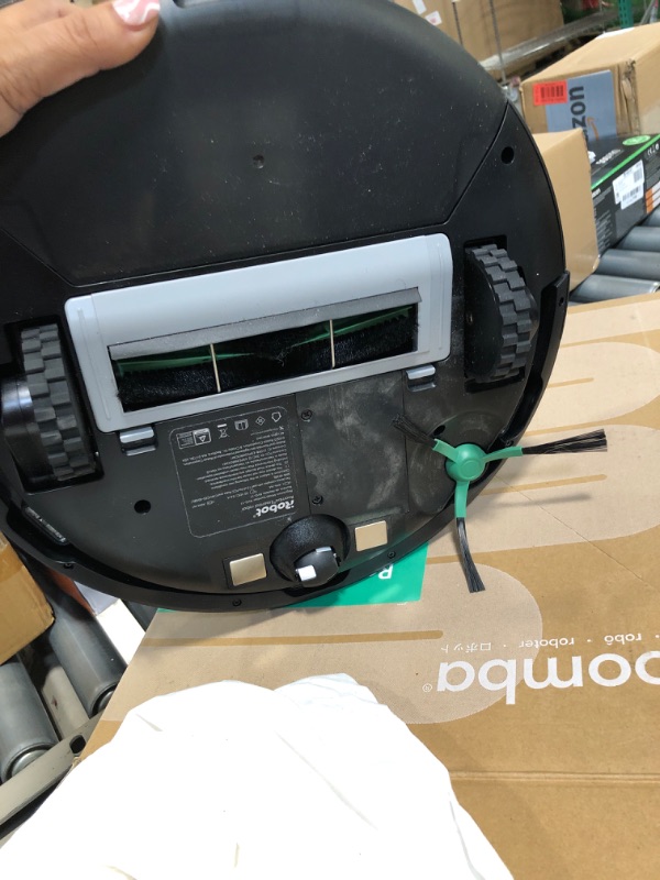 Photo 4 of ***USED*****iRobot Roomba Vac Robot Vacuum (Q0120) - Easy to use, Power-Lifting Suction, Multi-Surface Cleaning, Smart Navigation Cleans in Neat Rows, Self-Charging, Alexa