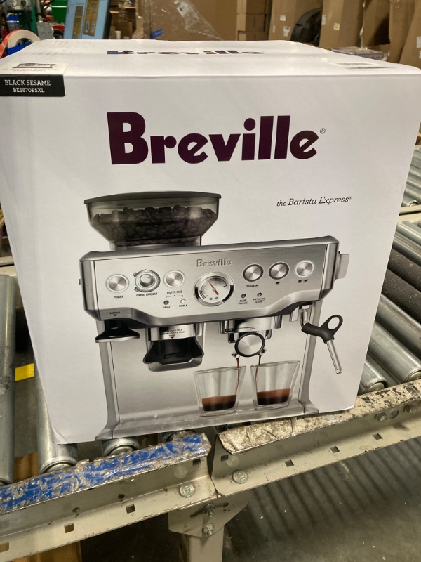 Photo 2 of ****USED, PRICE DROP!!!!!!, COFFEE RESIDUE THROUGHOUT PRODUCT, FINAL SALE!!!!!*****
Breville BES870XL The Barista Express Espresso Maker