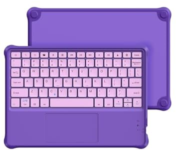 Photo 1 of 
Made For Amazon Kids Bluetooth Keyboard, for 10” Fire Kids Pro and 10” Fire Kids Tablets | Purple
