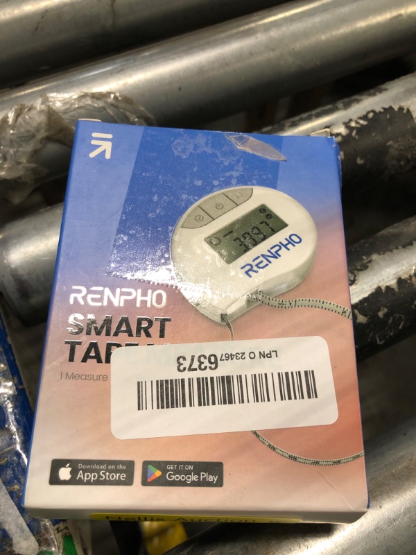 Photo 1 of RENPHO Body Measuring Tape, Smart Tape Measure for Weight Loss, Bluetooth Tape with App, Retractable Tape for Measuring Waist, Hip, Bust, Arms, Muscle Gain, Fitness Equipment, 60in /150cm, White