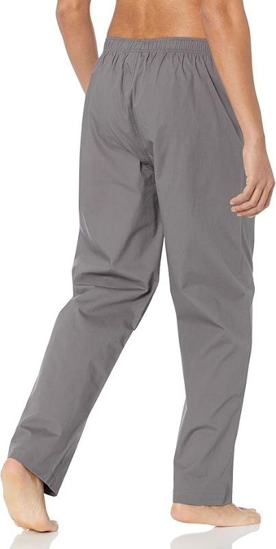 Photo 1 of Amazon Essentials Men's Straight-Fit Woven Pajama Pant, Black, Small