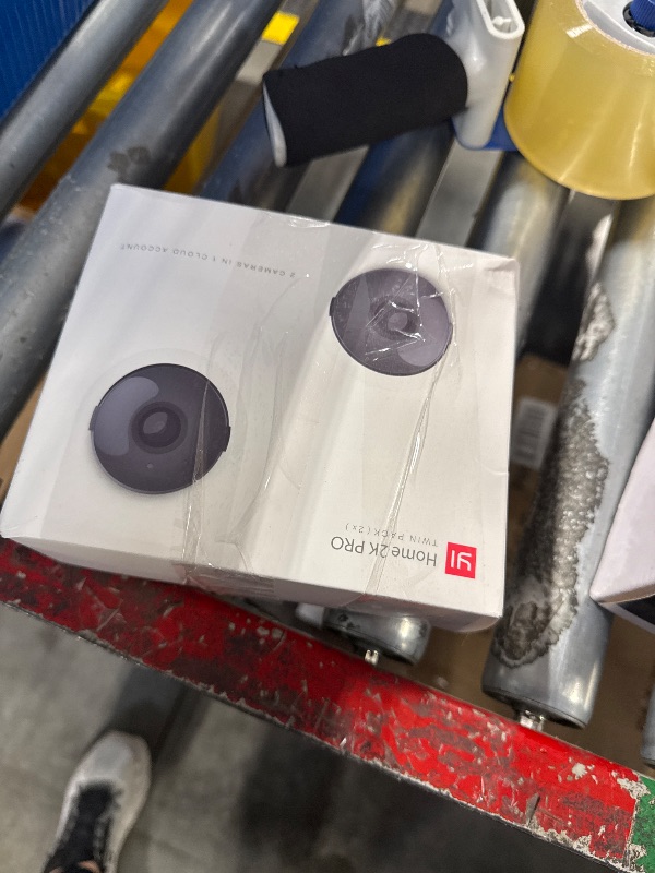 Photo 1 of YI Pro 2K Home Security Camera, 2.4Ghz Wired Indoor Camera with Person, Vehicle, Animal Smart Detection, Phone App, Works with Alexa and Google Assistant 2Packs