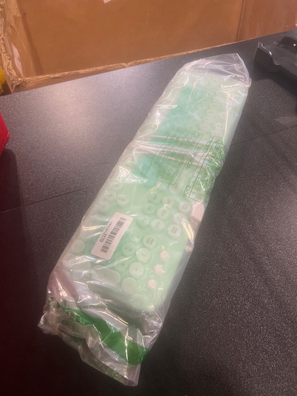 Photo 1 of Atelus Wired Backlit Keyboard, Full Size USB Keyboard with Colorful Retro Keycaps, Numeric Keypad and Media Hotkey for Computer Desktop PC Laptop and Windows 7 8 10 11