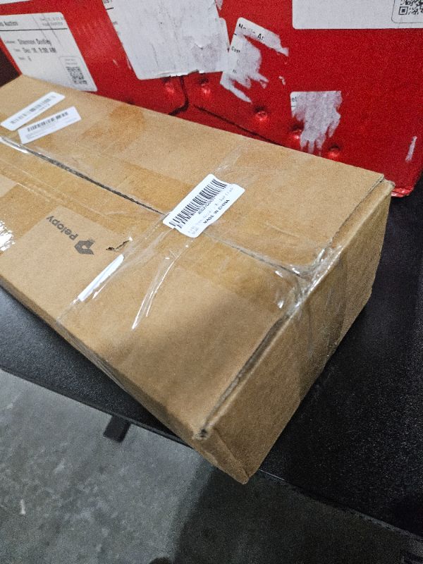 Photo 1 of Pelopy 24 Pcs Industrial Pipe Shelf Brackets 12 Inch Black Wall Mount DIY Shelving Bracket Iron Pipe Floating Shelf Bracket Heavy Duty Metal Shelving Brackets for DIY Open Shelving Hardware Included