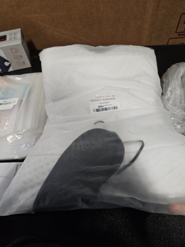 Photo 1 of ALEVMOOM Arm Pillow Couple Pillow Cuddle Pillow with Hole Slow Rebound Arched Neck Cervical Pillow for Couples Memory Foam U Shaped for Side Sleeper Back Lumbar Support Office Rest Pillow