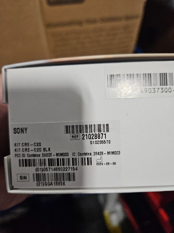 Photo 7 of **USED** Sony CRE-C20 Self-Fitting OTC Hearing Aids for Mild to Moderate Hearing Loss, Prescription-Grade Sound Quality, Compact Virtually Invisible Design, Customizable App, and Rechargeable Battery