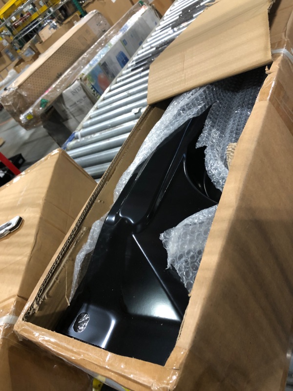 Photo 1 of ECOTRIC Rocker Panel Guard Compatible with 2009-2014 Ford F150 Extended Cab Truck Rust Repair Pair Black