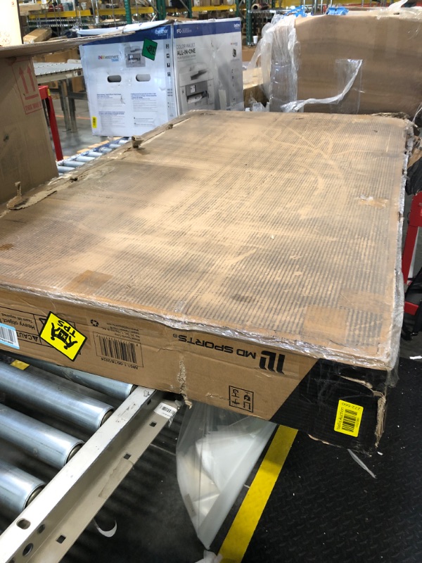 Photo 1 of MD Sports Table Tennis Set, Regulation Ping Pong Table with Net, Paddles and Balls (8 Pieces) - Green and White