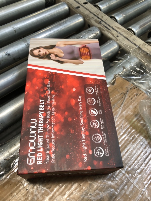 Photo 1 of Red Light Therapy Belt, Infrared Light Therapy for Body, Wearable Wrap with Timer for Back Shoulder Waist Muscle Pain Relief, Improve Joint Inflammation, Red Light Therapy for Body