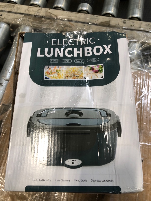 Photo 2 of ***MISSING PARTS****  Electric Lunch Box Food Warmer 2 in 1 - Herrfilk Portable Food Heater for Car and Home - Leak proof