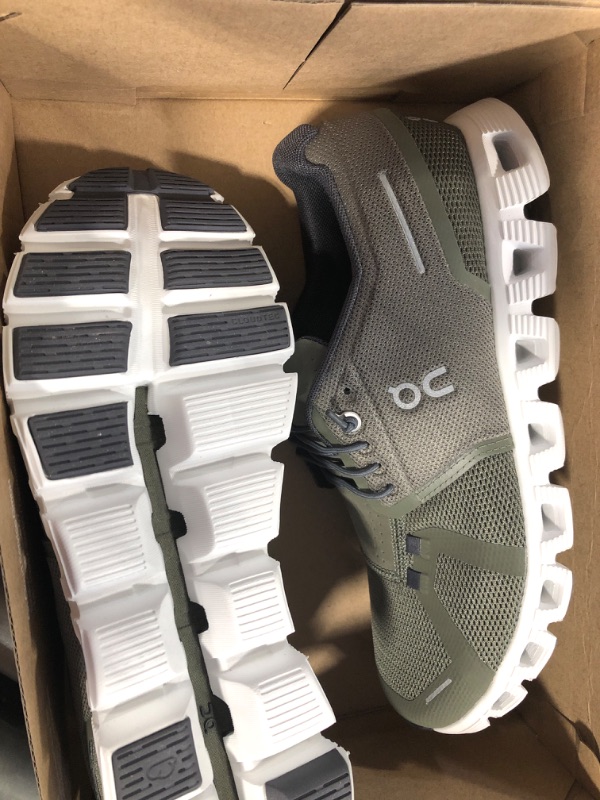 Photo 1 of On Men's Cloud 5 Sneakers, Olive/White, 8.5 Medium US