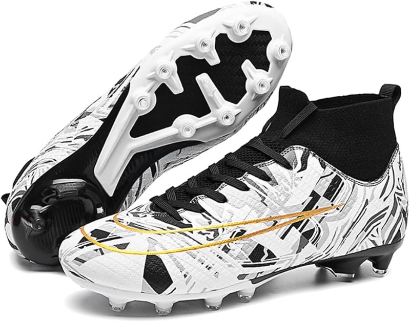 Photo 1 of 
**STOCK PHOTO REFERENCE ONLY**Men's and Women's High Top Soccer Cleats Outdoor and Indoor Sports Soccer Spikes Competition Training