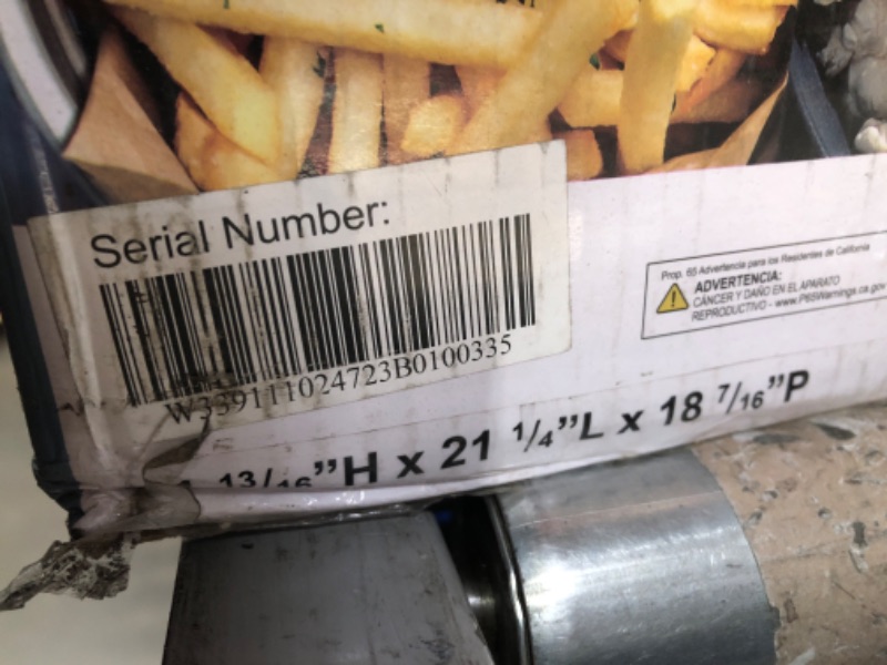 Photo 6 of ***NONREFUNDABLE - MAJOR DAMAGE - SEE COMMENTS***
West Bend 3-in-1 Microwave Air Fryer Convection Oven 1000-Watts with 10 Power Levels and 12 Presets, Speed Defrost, Electronic Control Panel and Glass Turntable, 1.3 Cubic Feet, Stainless Steel
