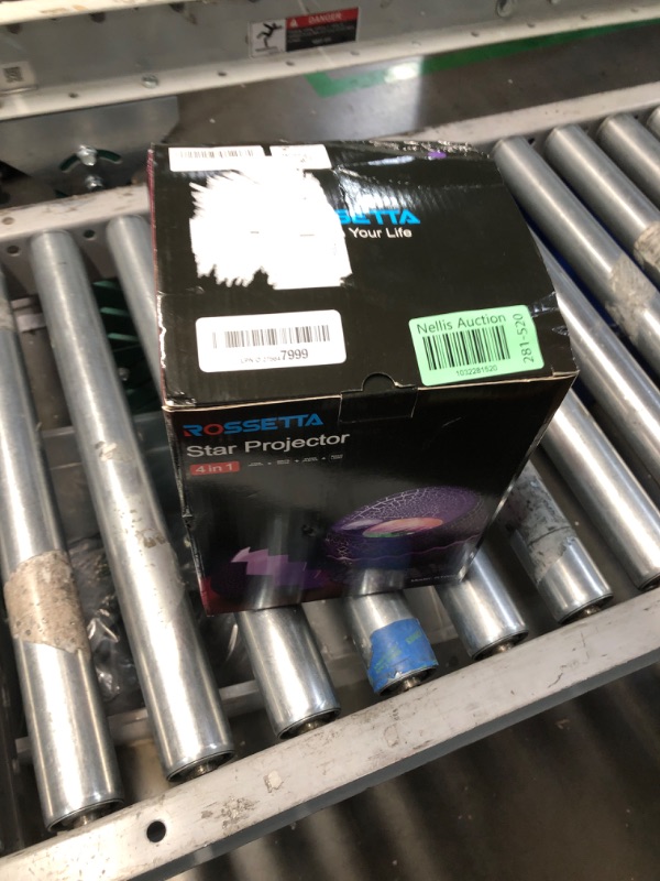 Photo 1 of Rossetta Star Projector, Galaxy Light Projector White Noise Bluetooth Speaker with Remote Control, Aurora Projector Starry Night Light Projector for Kids Adults, Home Theater, Ceiling, Home Decor