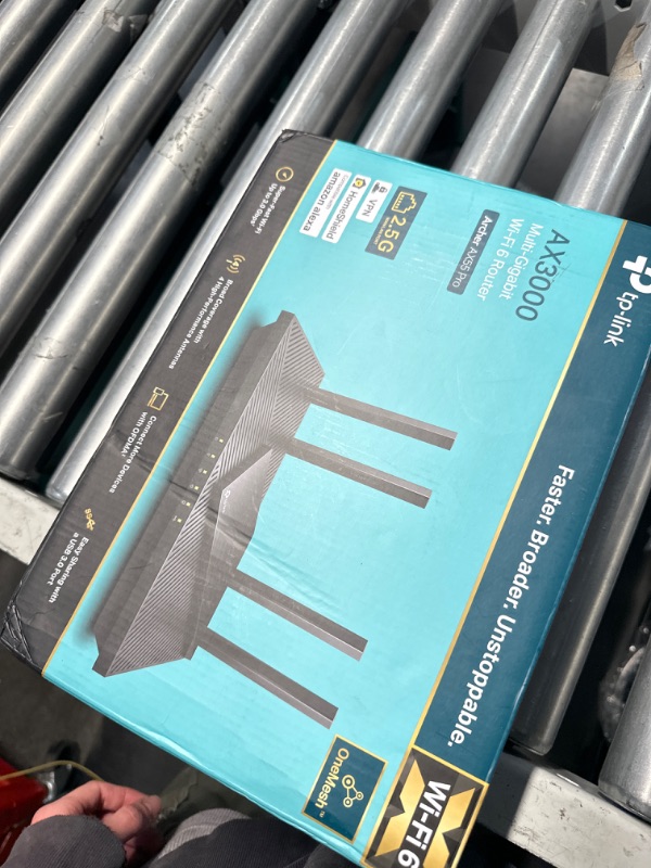 Photo 1 of TP-Link Archer AX55 Pro AX3000 Wireless Dual-Band Multi-Gig Router