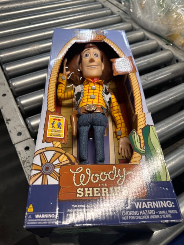 Photo 2 of Disney Store Official Sheriff Woody Talking Action Figure from Toy Story, Features Sounds and Phrases from The Movies