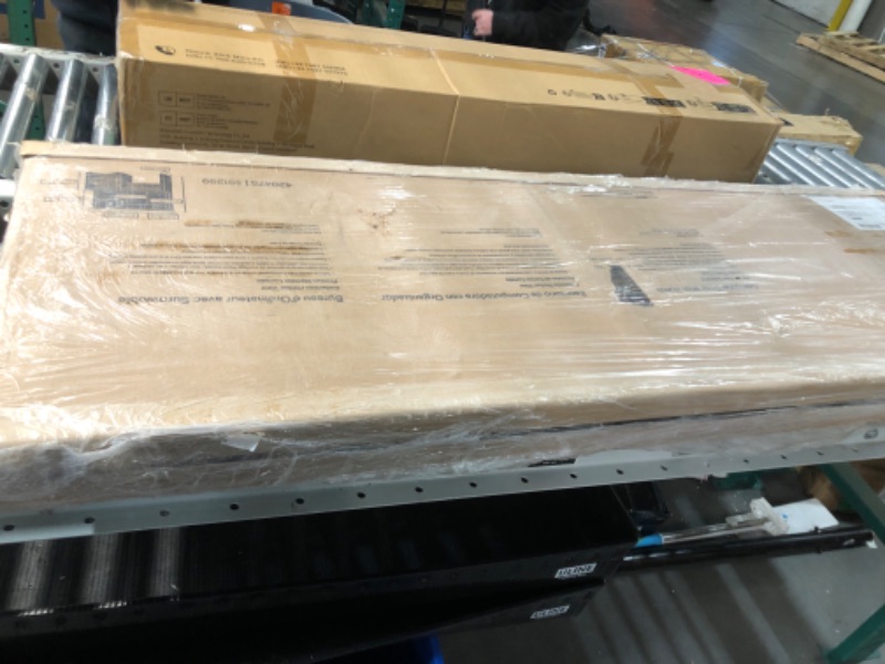 Photo 1 of Sauder Harbor View Home Office Computer Desk with Hutch, Keyboard Tray, in Curado Cherry***FACTORY SEALED*** ***** 2 BOX SET *******
