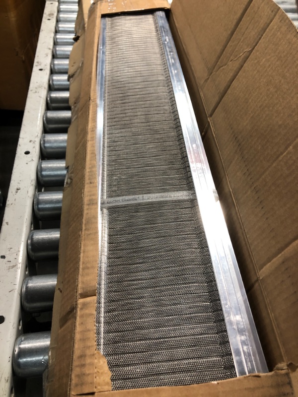 Photo 1 of Raptor Gutter Guard – 48 FT. (Nominal) Contractor Grade Stainless Steel Micro-Mesh Gutter Guard Kit with Screws Included. Fits 5 in. Gutters and Smaller. DIY-Friendly. (5.625 in. x 47.625 in.)
