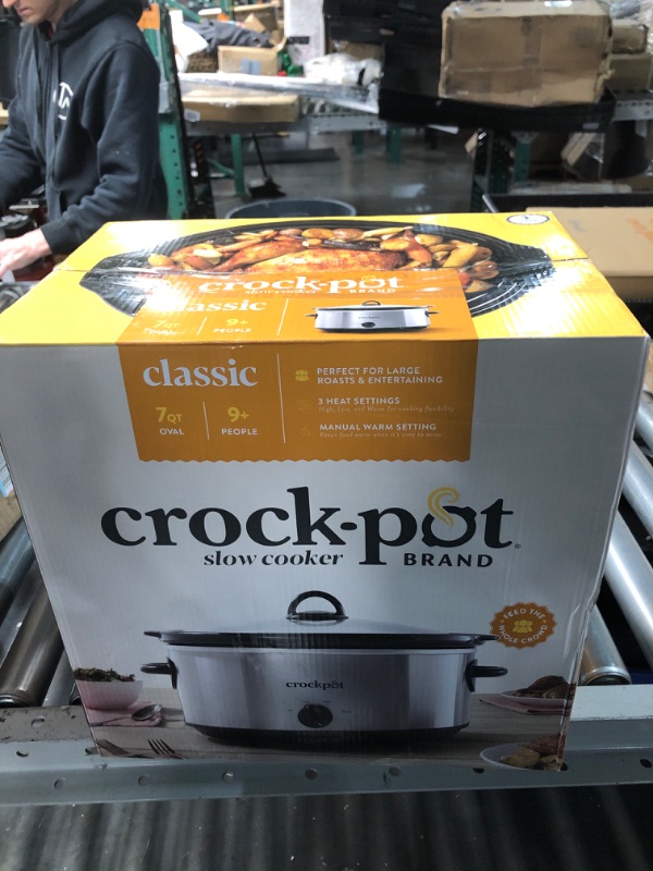 Photo 3 of ***FACTORY SEALED***Crock-Pot 7 Quart Oval Manual Slow Cooker***FACTORY SEALED***