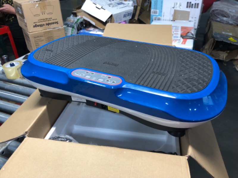 Photo 5 of ***USED - DOESN'T POWER ON - UNABLE TO TROUBLESHOOT***
LifePro Vibration Plate Exercise Machine - Whole Body Workout Vibration Fitness Platform w/ Loop Bands - Home Training Equipment - Remote, Balance Straps, Videos & Manual