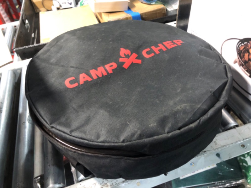 Photo 1 of Camp Chef Juniper Fire Pit - Portable & Propane Campfire Pit with Foldable Legs & Lava Rocks - Comes with a Carry Bag - 24"