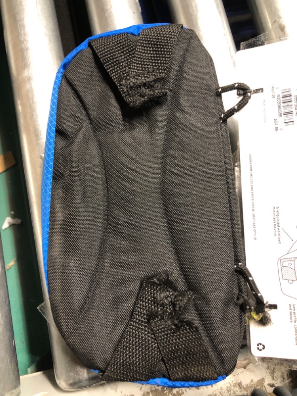 Photo 4 of **MAJOR DAMAGE STRAP RIPPED OFF POUCH STILL FUNCTIONAL**
Chums Trekker Waist Pack Color: Blue
